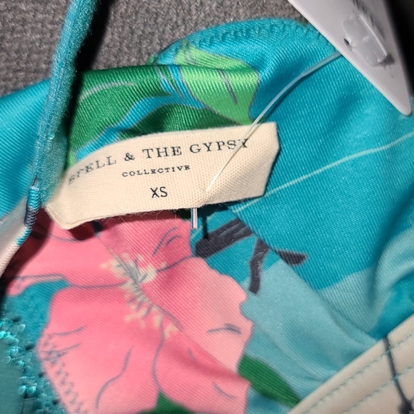 New spell designs nightingale teal tri bralette XS - Picture 16 of 16